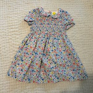 Mini Boden Smocked Floral Dress